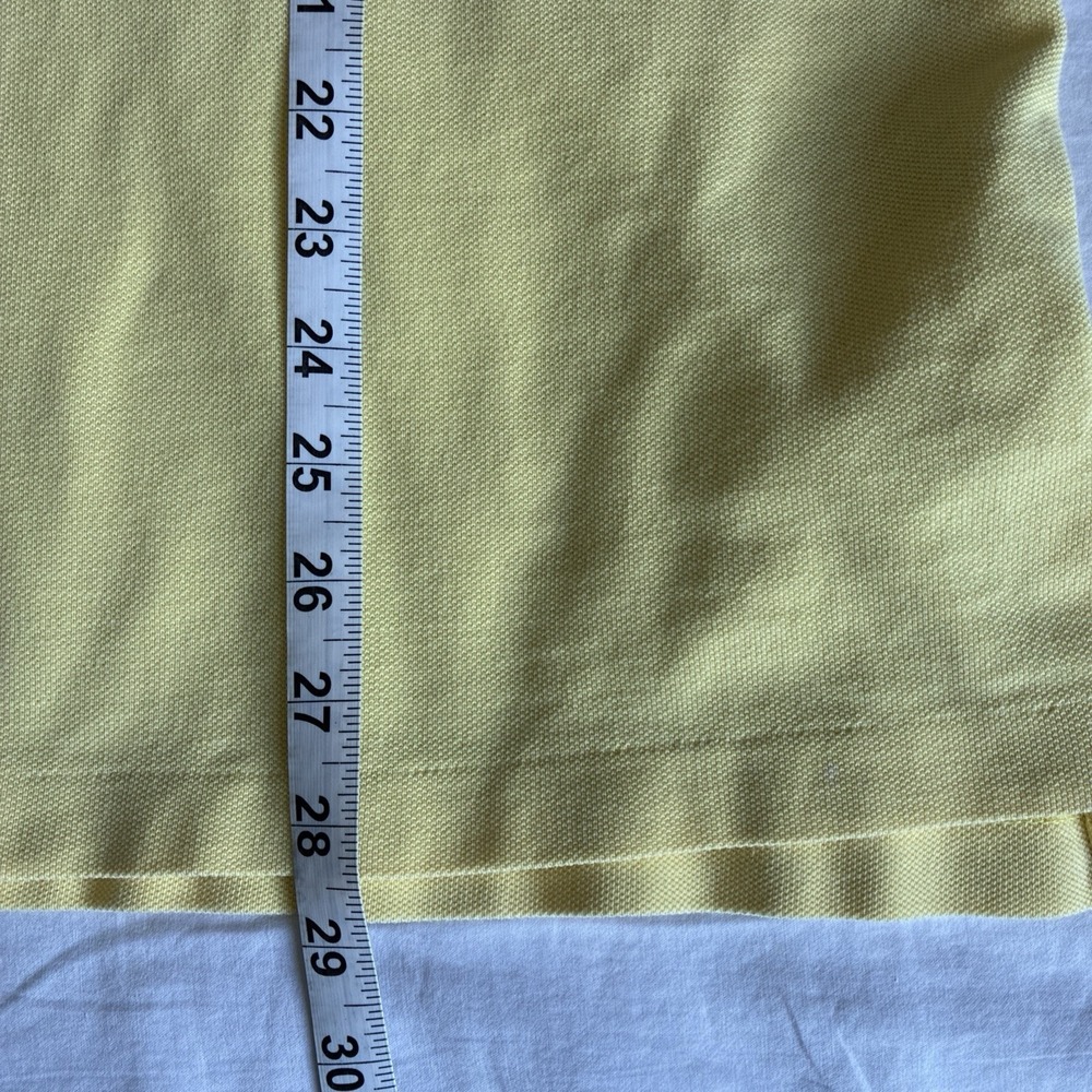 Polo Ralph Lauren‎ Collared Short Sleeve Polo Shirt Men's XL Yellow - Picture 5 of 16